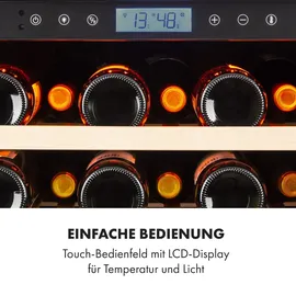 Klarstein - Weinkühlschrank 433 Ltr 165 Fl. Schwarz