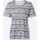Sieh an! Kurzarm-Shirt in hellblau-ecru-bedruckt | Gr.: 48