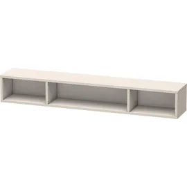 Duravit Regalelement L-Cube 80x14cm, Tau matt, 3 Fächer, horizontal