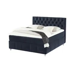 Jette Home Boxspringbett  Jette Glam ¦ blau ¦ Maße (cm): B: 182 H: 132,5