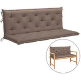 vidaXL Auflage 150 x 50 x 7 cm Taupe 1 St.