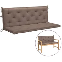 vidaXL Auflage 150 x 50 x 7 cm Taupe 1 St.