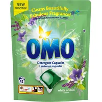 OMO Waschmittel Kapseln Weiße Orchidee | Vorteilspack | 42 Pods