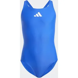 adidas Solid Small Logo Badeanzug Semi Lucid Blue/White 116