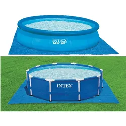 INTEX Unterlegplane Bodenplane Poolunterlage Bodenschutz Bodenschutzplane