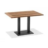 Niehoff Klapptisch Bistro anthrazit rechteckig - 120 x 81 cm Teak recycled