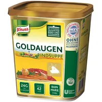 Knorr Goldaugen Rindsuppe (vielseitig anwendbare Rinderbrühe, authentischer Geschmack und idealer Suppenspiegel) 1er Pack (1 x 1 kg)