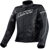 LS2 Gate Damen Jacke schwarz / grau 2XL