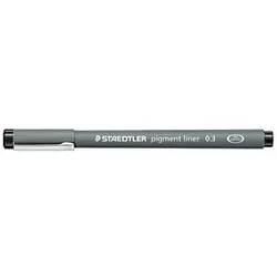 STAEDTLER pigment liner 308 Fineliner schwarz 0,3 mm, 1 St.