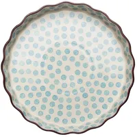 Tranquillo Quiche Form Retro, blau 27cm