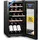sommertal WK 50 Weinkühlschrank – 15 Flaschen, 5–20 °C einstellbar, abschließbar, LED-Beleuchtung, Glastür Touchscreen