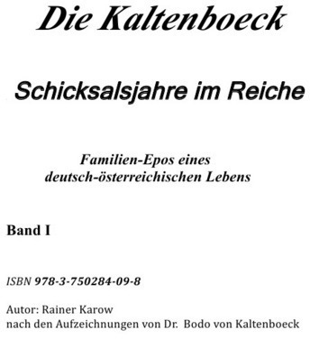 Die Kaltenboeck - R. Kaltenböck-Karow  Kartoniert (TB)