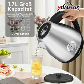 Homelux 1,7 l Silber