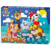 PAW PATROL Adventskalender 2024 Bath & Fun Weihnachtskalender I Snow - Adventskalender Kinder, viele Highlights mit Badeartikel und Accessoires