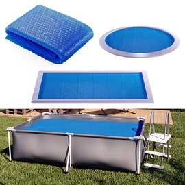 Vicco OK-Living Solarfolie Pool blau, Solarabdeckplane 300x200 cm