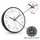 Intirilife Wanduhr 30,5 cm 30,5x30,5x4,5 schwarz/weiß