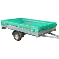 DEMA - Gepäcknetz Anhängernetz 3x6 m grün Ladungssicherungsnetz Transportnetz