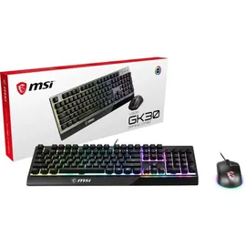 MSI PERIPHERIQUE Gaming Vigor GK30 Combo, S11-04FR601-CLA, Schwarz