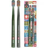 Curaprox CS 5460 Ultra-Soft Recycled Zahnbürste 2026 | Umweltfreundliches Design | 2er-Pack | Limited Edition | Swiss Made