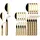 Villeroy & Boch NewWave Caffè Spoon Kaffee- & Espresso-Löffel Set 12-teilig vergoldet