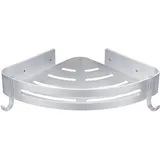 VIVIIHOO Duschablage Ecke Ohne Bohren, 1 Stück Eckregal Dusche für Bad und Küche, Duschregal Ohne Bohren Ecke, Duschkorb Eckablage Silver, Rostschutz, Wandmontage Triangular Shower Basket.
