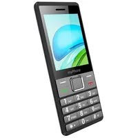myPhone 7340 LTE Seniorenhandy ohne Vertrag, 4G Tastenhandy mit großem Display, Elegantes klassisches Handy, Dual SIM, Lange Akkulaufzeit