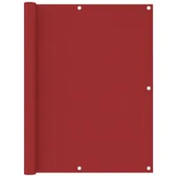 VidaXL Balkon-Sichtschutz Rot 120x300 cm Oxford-Gewebe