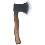 Faroby Skeleteen Holzfäller-Kostüm-Requisite, Spielzeug – realistische Beil-Axt-Requisite in Holzoptik für Party, Halloween-Dekorationen, Cosplay-Zubehör (1 Stück)