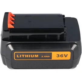AccuCell Akku passend für Black & Decker BL2036, BL2036L, CLM3820L1/L2, GLC3630L, GLC3630L/L20, GTC3655L, GTC3655L/L20, GWC3600L, GWC3600L/L20 36 Volt 2000mAh