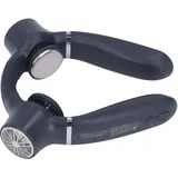Tragbarer Nackenventilator, Freihändig, Verstellbar, Tragbar, Batteriebetrieben, Usb-wiederaufladbar, Kühlender Nackenventilator Für Outdoor-sportarten, Dunkelblau.