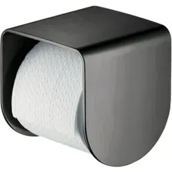 hansgrohe Papierrollenhalter Axor mit Ablage, brushed black chrome