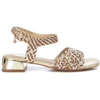 Xti Damen 143939 Sandale, Goldfarben-14, 39