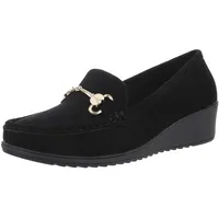 Ital-Design Mokassins Damen Schwarz 38