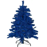 Beliani Weihnachtsbaum 120 cm Blau Farnham