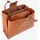 Valentino Alexia Henkeltasche Kunstleder Brown/Gold