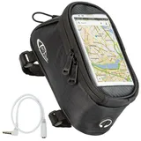 Tectake Satteltasche schwarz