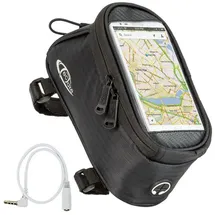 Tectake Satteltasche schwarz