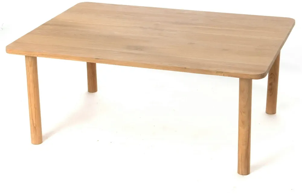 Couchtisch Dune Rechteck aus Teakholz - Braun Rechteck Teak Amadeus 110x80 cm
