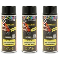 Dupli Color DUPLI-COLOR 388040 Sprayplast schwarz seidenglänzend 400 ml