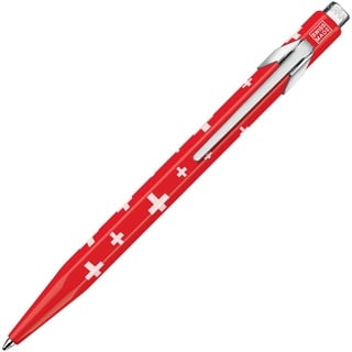 Caran d'Ache 849.253 Metall-Kugelschreiber 849 typisch Schweiz! Schweizer Flagge, 1 Stück (1er Pack)