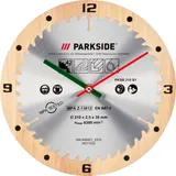 Parkside PARKSIDE® Wanduhr »PWCP1A1«, im Kreissägeblatt-Design