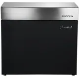 flammkraft Outdoor-Küchenmodul BLOCK M Gen.5 Elfenbeinschwarz Grillmodul