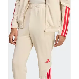 adidas Sportswear Trainingsanzug STADIUM 3-STREIFEN (2-tlg), zweiteiliges Set aus Jacke und Hose, aus leichtem Polyester beige XXL (60/62)