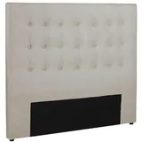 vente-unique Bettkopfteil, Beige 164.5 cm
