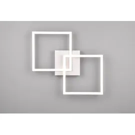 Trio Reality LED Deckenleuchte Trail Weiß matt 7 x 44,6 x 39,6 cm