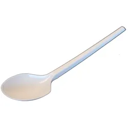 200 Stück Mehrwegbesteck Löffel Länge 16 cm Kunststoff weiß
