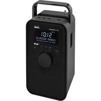 Imperial 22-210-00 Dabman 110 portables Digitalradio (LCD-Display, DAB+/UKW-Tuner, RDS, 3,5mm Klinke) inkl. Akku und Netzteil schwarz