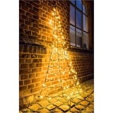 FHS International FHS Lichterkette, LED-Tannenbaum halbrund 200 cm