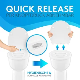 COMODO Toilettendeckel Weiß