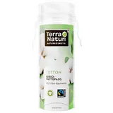 Terra-Naturi Wattepads COTTON Bio-Wattepads, rund, fusselfrei, aus Baumwolle, 60 Pads